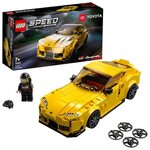 Lego 76901 speed champions toyota gr supra  jouet voiture de course avec pilote  enfant 7 ans et plus