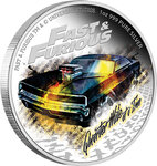 Pièce de monnaie en Argent 2 Dollars g 31.1 (1 oz) Millésime 2023 Fast and Furious QUARTER MILE AT A TIME
