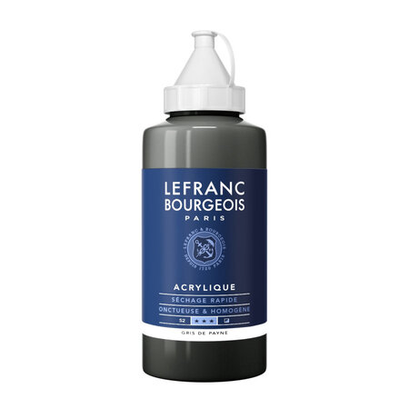 Peinture acrylique en bidon gris de payne 750ml - lefranc & bourgeois