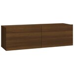 vidaXL Ensemble de meubles TV 7 Pièces Chêne marron Bois d'ingénierie