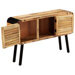vidaXL Buffet Bois de manguier massif 120 x 30 x 76 cm