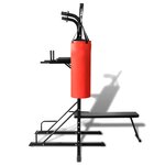 vidaXL Tour de puissance avec banc et sac de boxe