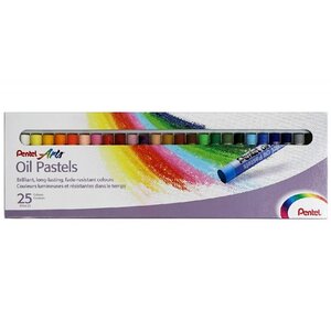 25 craies pastel a l'huile - pentel