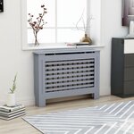 vidaXL Cache-radiateur Anthracite 112x19x81 cm MDF