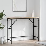 vidaXL Table console chêne sonoma 100x32x75 cm bois d'ingénierie