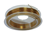 Fil aluminium ultra fin Ø 0 6mm 10 mètres Doré