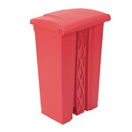 Poubelle de cuisine à pédale 87 litres rouge - jantex -  - polypropylène87495 x400x820mm