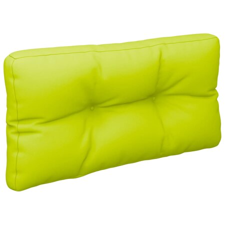 vidaXL Coussin de palette vert vif 80x40x10 cm tissu