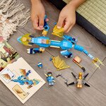 Lego 71760 ninjago l'évolution dragon du tonnerre de jay  set avec figurine de serpent avec banniere de mission a collectionner