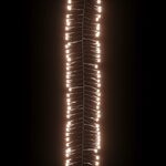 vidaXL Guirlande lumineuse à LED groupées 3000 LED Blanc chaud 23m PVC