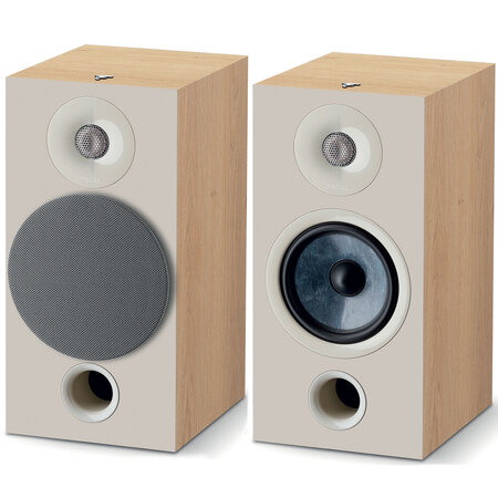 Focal enceinte bibliothèque chora 806 light wood x2