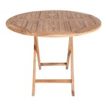 Table de jardin Ø 100 cm + 4 chaises