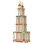 Eichhorn jeu construction bois - golden gate 3 en 1 - 444 pieces