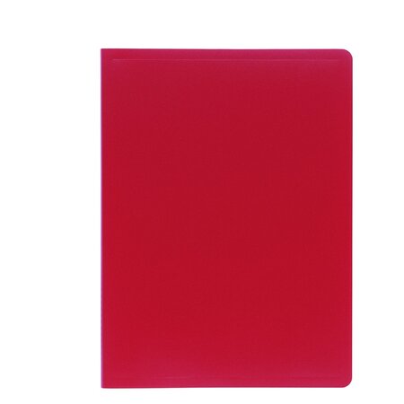 Protège-documents a4 polypro 100 pochettes 200 vues rouge exacompta