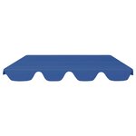 vidaXL Toit de rechange de balançoire Bleu 188/168x110/145 cm