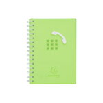 Répertoire / carnet d'adresses 9 x 13 cm - linicolor vert