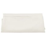 vidaXL Tissu de remplacement pour parasol déporté blanc sable 300 cm