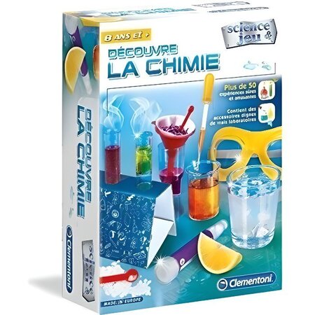 CLEMENTONI Science & Jeu - Découvre la Chimie - Jeu scientifique