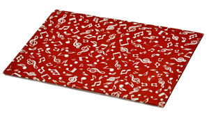 PAPERTREE AMADEUS Lot de 5 Pochettes Cadeau pliable pour DVD 19x14 cm - Rouge
