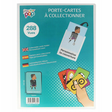 Album porte-vues de cartes à collectionner 288 vues