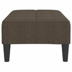 vidaXL Repose-pied Marron 78x56x32 cm Tissu