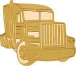 Pièce de monnaie en Or 1 Dollar g 0.5 Millésime 2022 The Journey GOLDEN TRUCK