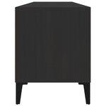 vidaXL Meuble TV noir 100x34 5x44 5 cm bois d'ingénierie