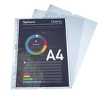 Bloc 50 Pochettes Perforées Pp Lisse Quick Doc - A4 - X 20 - Exacompta