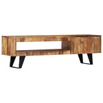 vidaXL Meuble TV 140x30x40 cm Bois massif de Sesham