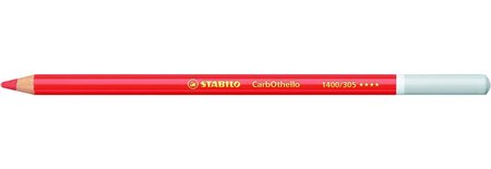 Crayon de couleur fusain pastel carbothello vermillon clair stabilo