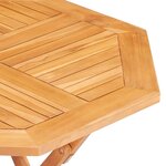 vidaXL Ensemble à dîner de jardin 5 Pièces Bois de teck massif