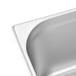 vidaXL Récipients Gastronorm 2 Pièces GN 1/1 200 mm Acier inoxydable
