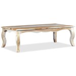 vidaXL Table basse Bois massif de Sesham 110 x 60 x 35 cm