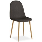 Chaise Salle à Manger Anthracite Design Moderne