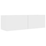 vidaXL Ensemble de meuble TV 5 Pièces Blanc Aggloméré