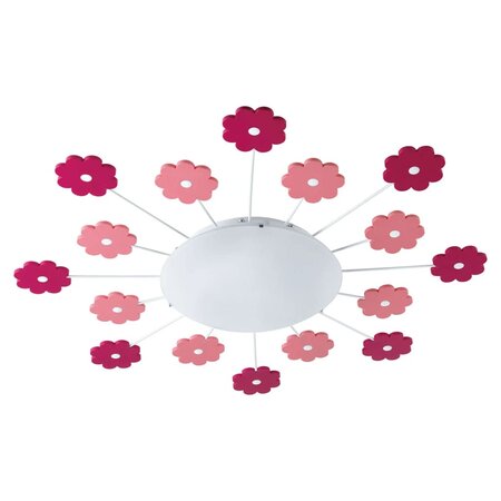 Eglo applique murale / plafonnier viki 1 rose 92147