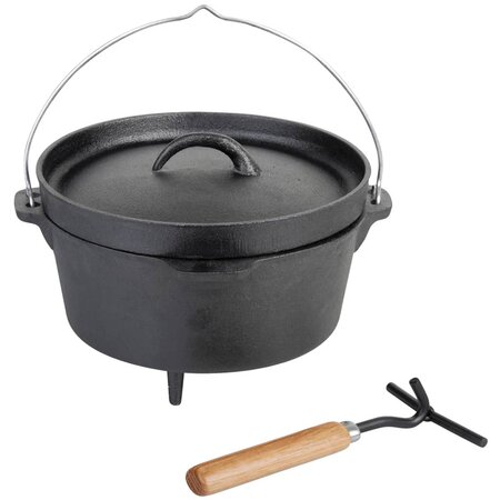 Esschert design marmite 3 7 l noir ff117