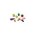 Legumes du jardin en bois a couper