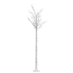 vidaXL Sapin de Noël 200 LED blanc chaud Saule 2 2 m Int/Ext