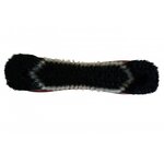 Brosse de billard - crins de cheval - 10 1/2" - noir et blanc