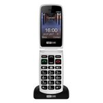 Maxcom comfort mm 824 téléphone portable à clapet  noir