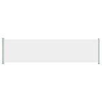 vidaXL Auvent latéral rétractable de patio 160x600 cm Crème