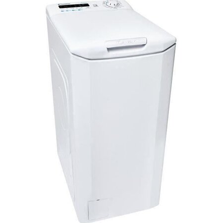 Lave-linge top candy cst 272de/1-47 - 7 kg - 1200 trs/min - connecté - blanc