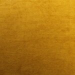 Pouf pliant velours Cotelé - Ocre