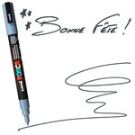 Marqueur Posca Gris ardoise PC3M Pointe conique fine