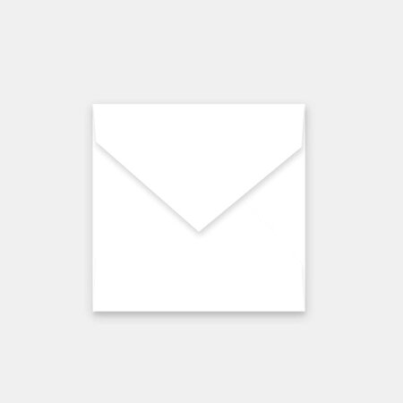 Lot de 50 enveloppes 140x140 mm velin blanc