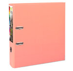 Classeur à Levier Prem'Touch Polypro Int / Ext Dos 80 mm Renforcé Saumon EXACOMPTA