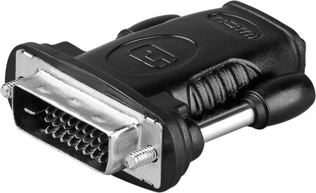 Adaptateur Goobay HDMI femelle (Type A) vers DVI-D mâle (Noir)
