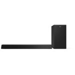 PHILIPS TAB7305 - Barre de son Bluetooth 2.1 caisson de basses sans fil - 300W - HDMI ARC - Dolby Audio - Grille métallique - Noir
