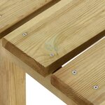 vidaXL Banc de jardin 90 cm Bois de pin imprégné